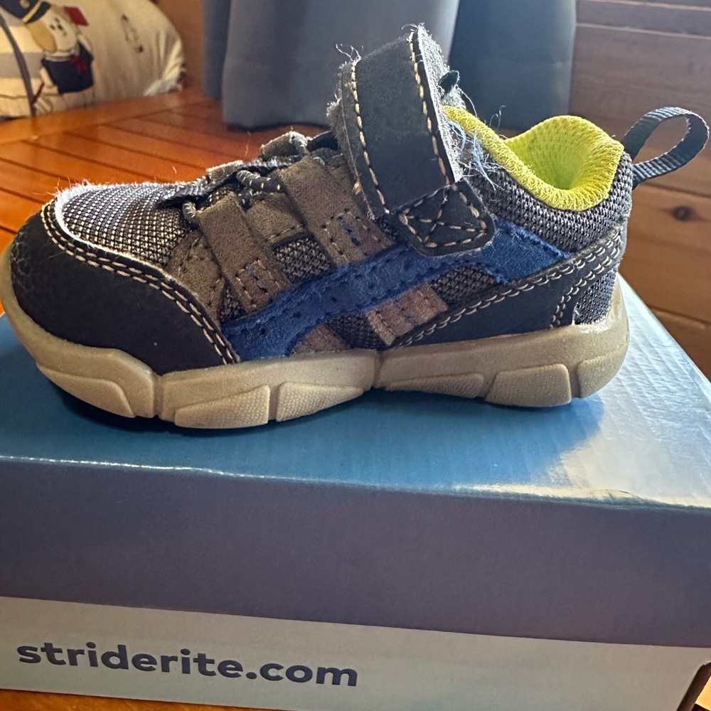 Stride Rite Kids' Blue and Gray Shoes